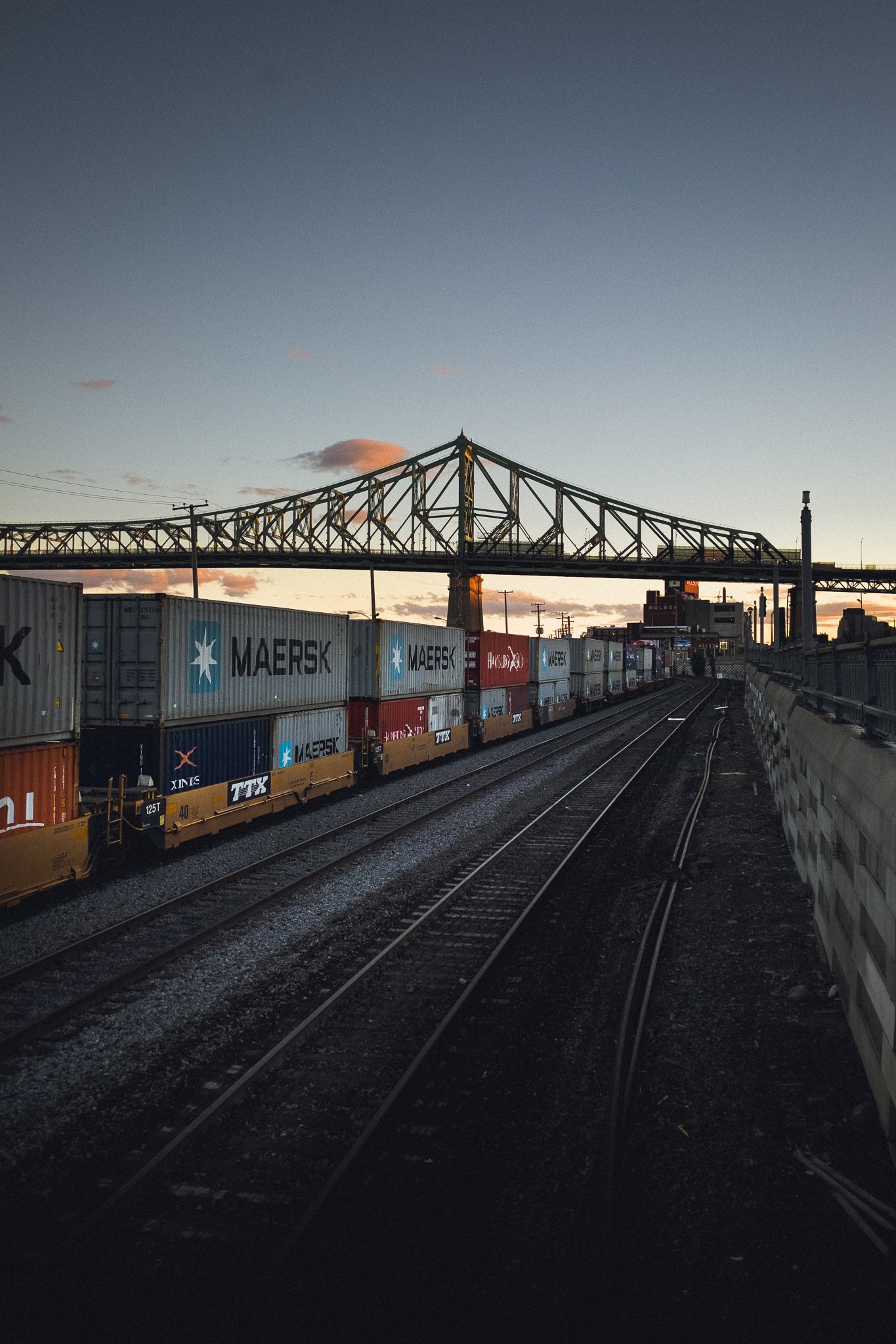 Montréal railroad tracks